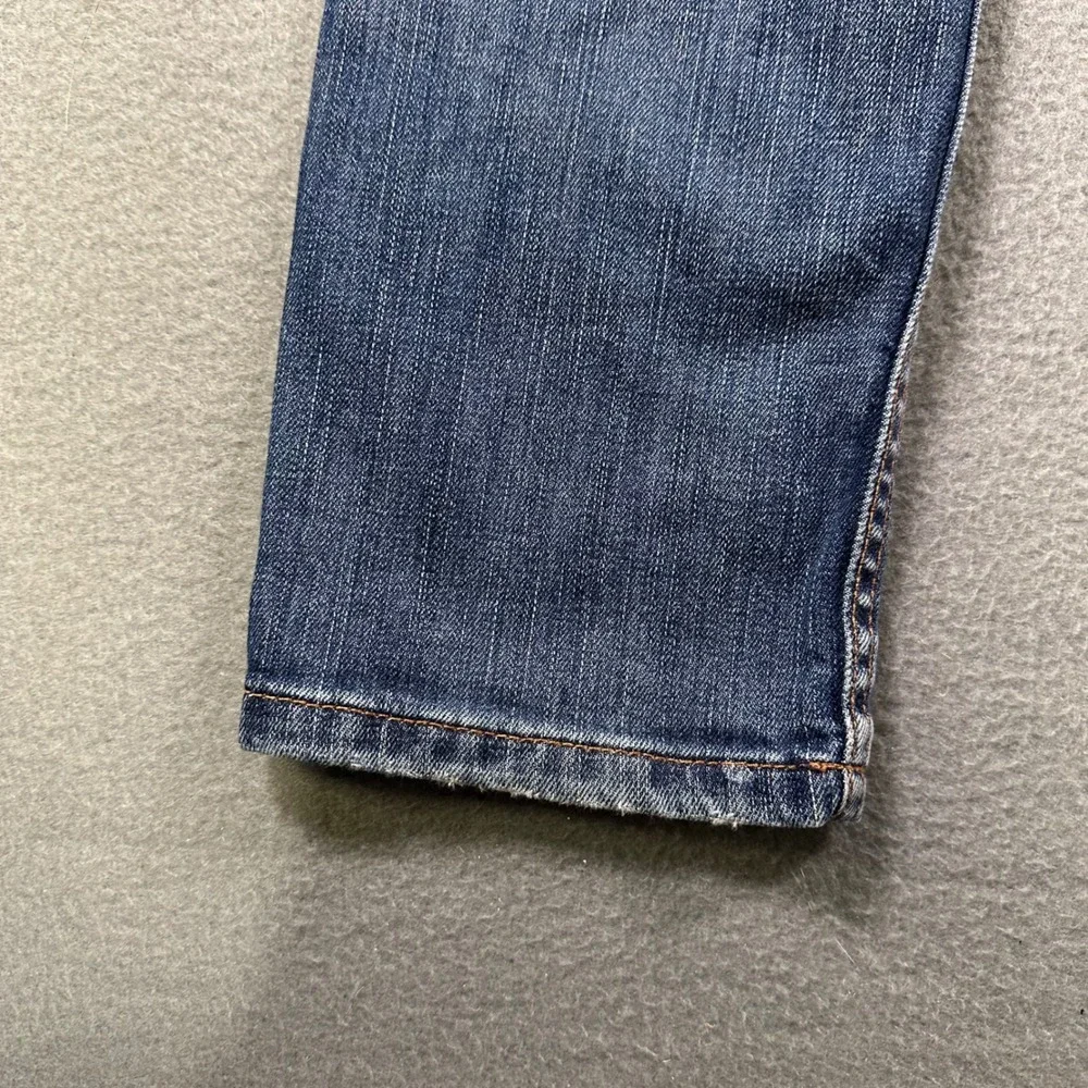 Banana Republic Distressed Skinny Jeans Mens 28 Medium Wash Blue Denim Frayed